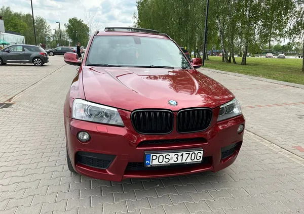 samochody osobowe BMW X3 cena 65000 przebieg: 252000, rok produkcji 2012 z Ścinawa